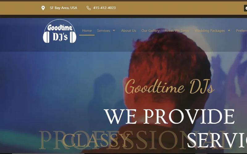 Goodtime DJs website