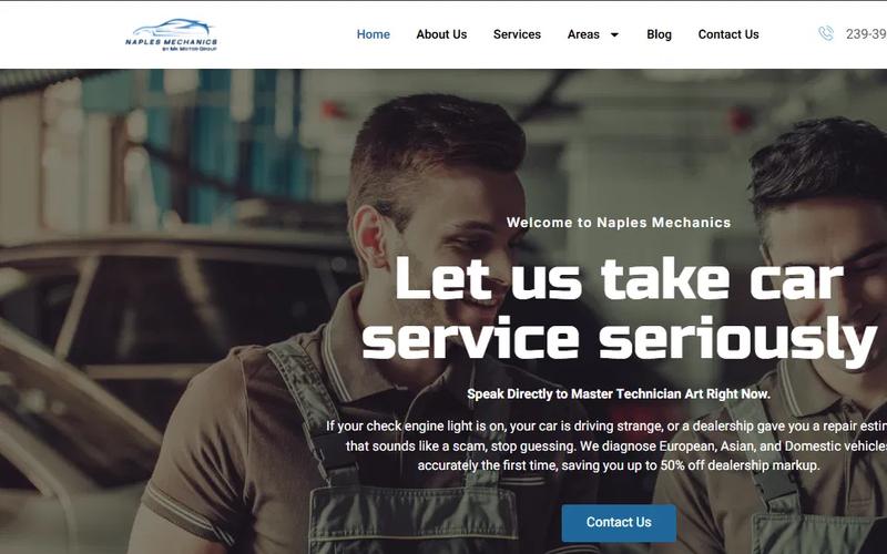 Naples Mechanics website
