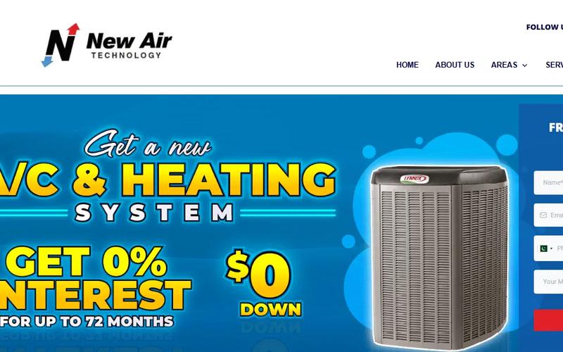 New Air Technology website
