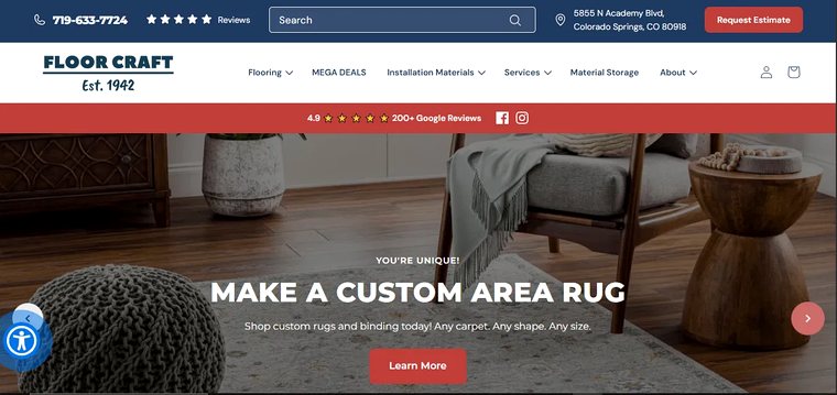 Floor Craft website