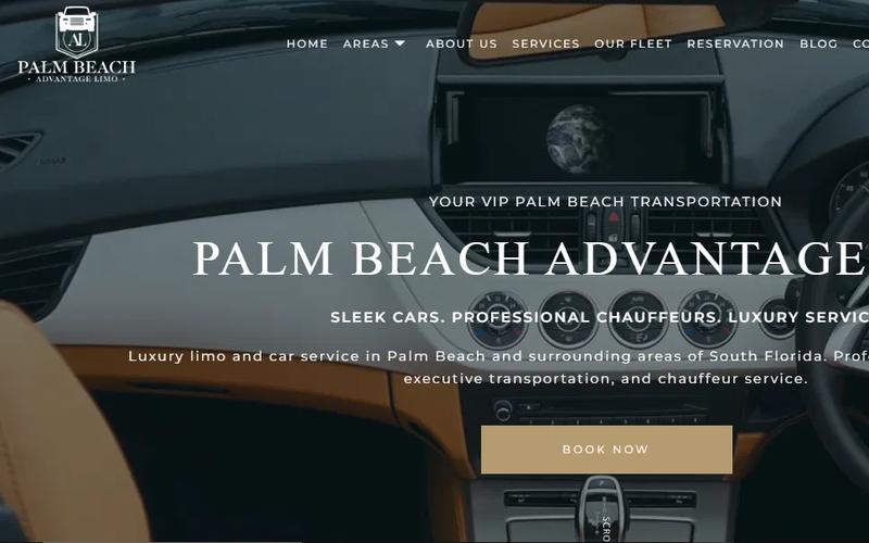 Palm Beach Advantage Limo website