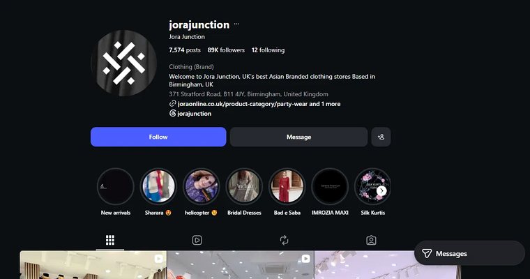 Jora Junction Instagram