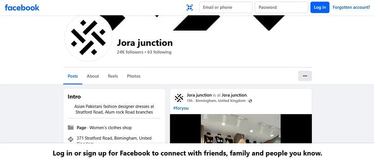 Jora Junction Facebook